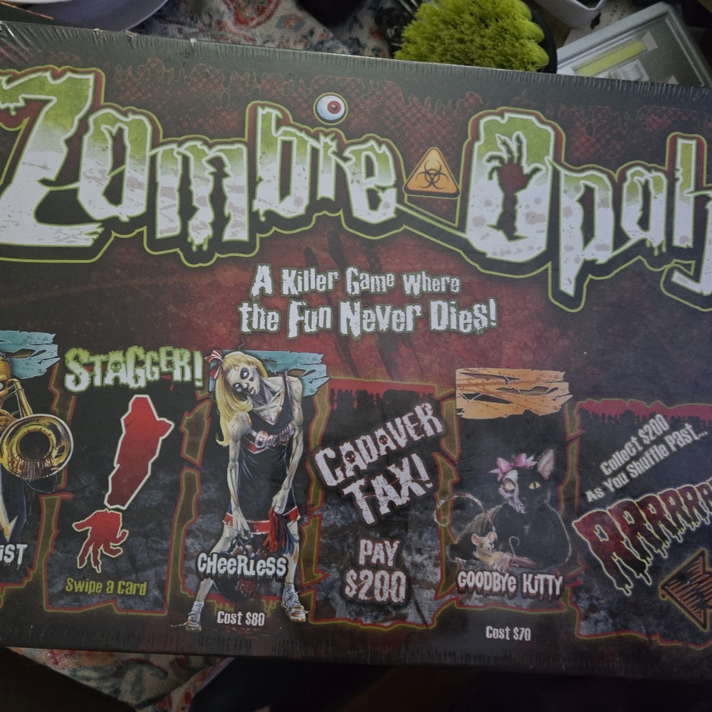 Zombie Opoly Board Game